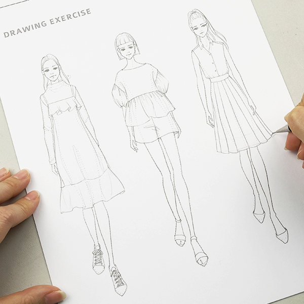 Fashion-sketch-drawing-excersice-girl-tamplate-3-MKLAV-Fashion-Course