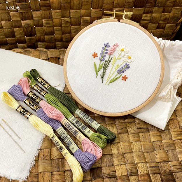 Embroidery workshop Course with Toolkit